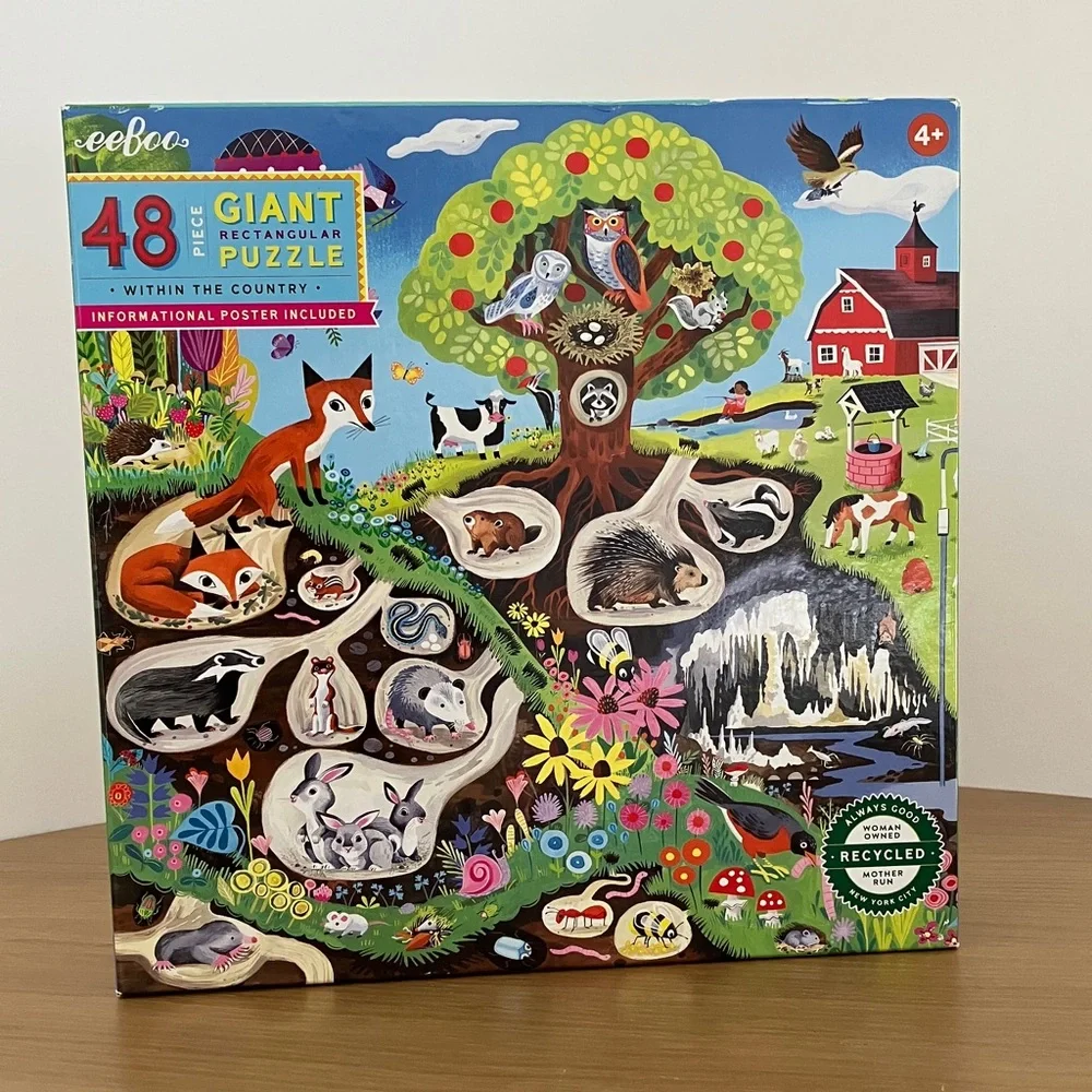 EeBoo 48 Piece Puzzle